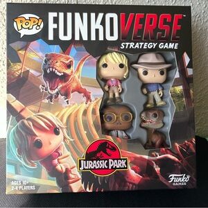 Funko Pop! Funkoverse: Jurassic Park 4-Pack funko pop figures Board Game
